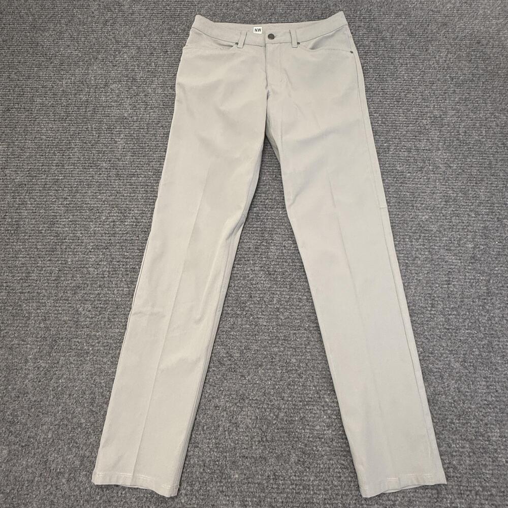 Lululemon Pants Mens 30 Gray 5 Pocket Stretch Performance Chino Casual 30x33
